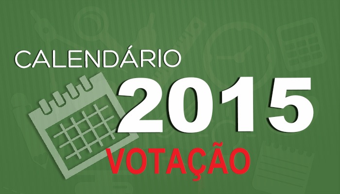 Calendário 2015 Votação