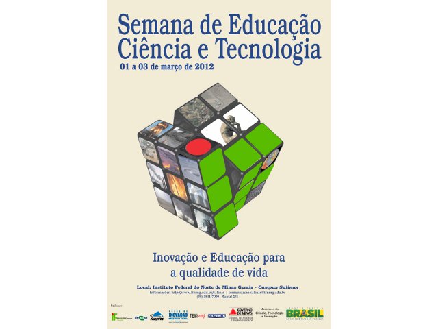 Banner Semana da Educação, Ciência e Tecnologia