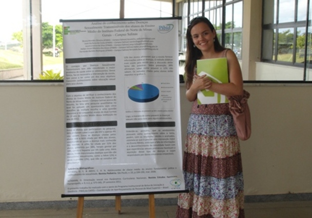 Bruna Mendes Oliveira e seu trabalho apresentado